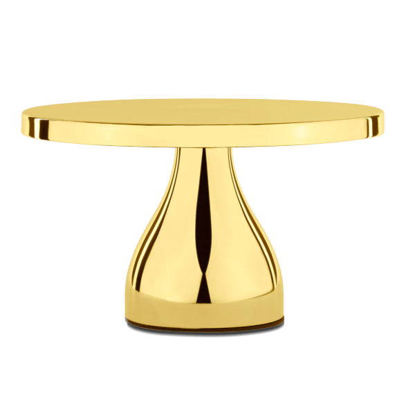 gold mod cake stand