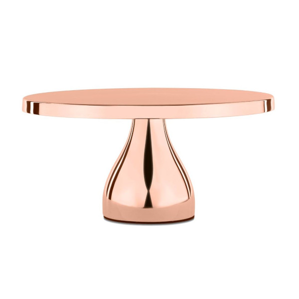 rose gold cake stand